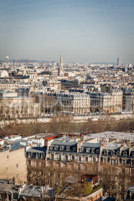 View over the rooftops of Paris
