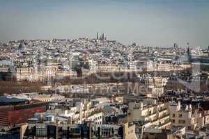 View over the rooftops of Paris