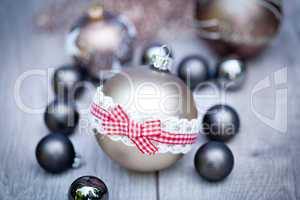 festive glitter christmas decoration bauble seasonal