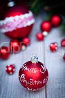 festive glitter christmas decoration bauble seasonal