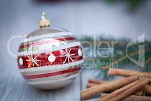 festive glitter christmas decoration bauble seasonal