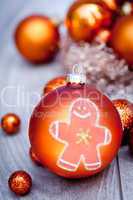 festive glitter christmas decoration bauble seasonal