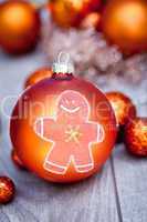 festive glitter christmas decoration bauble seasonal