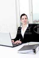 young business woman in office