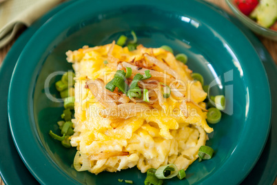 Macaroni cheese or spatzle egg noodle
