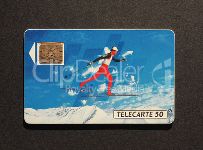 French phone card