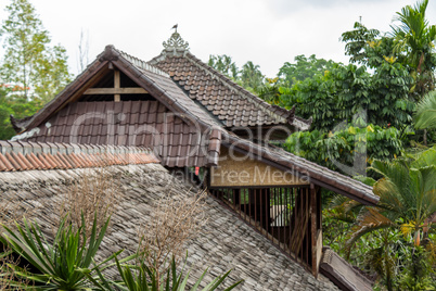 Architectural background of a house roof