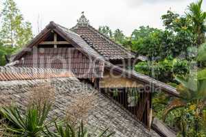 Architectural background of a house roof