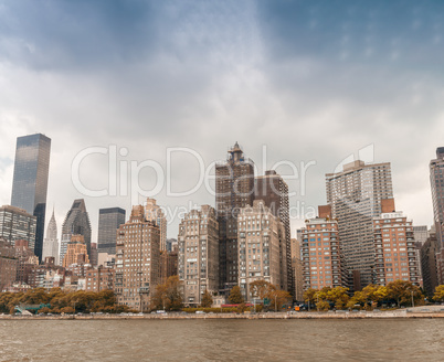 Midtown Manhattan skyline from East River - New York City