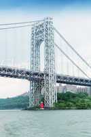 George Washington Bridge from Hudson, New York