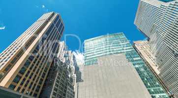 Buildings and skyline of Manhattan. New York City - USA