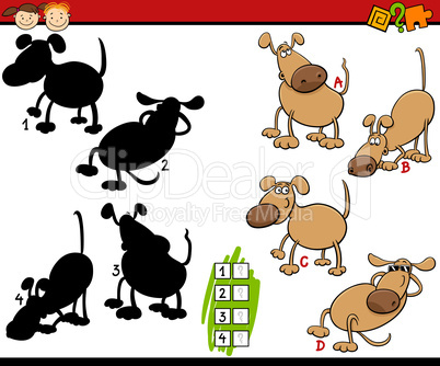 education shadows game cartoon