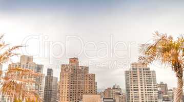 Buildings and skyline of Manhattan. New York City - USA