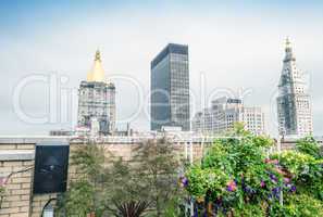 Buildings and skyline of Manhattan. New York City - USA