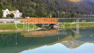 Holzbrücke am Achensee