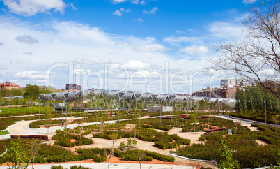 Arganzuela Bridge  and Madrid Rio Park, Madrid