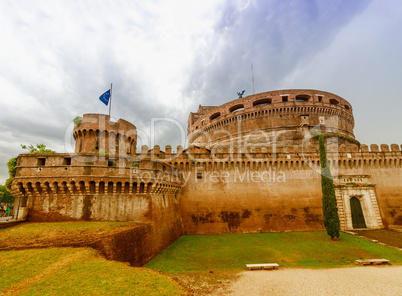 Saint Angel Castle in Rome, Italy