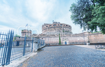 Saint Angel Castle in Rome, Italy