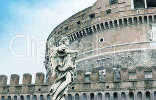 Castel Sant Angelo, Rome, Italy. Architectural detail