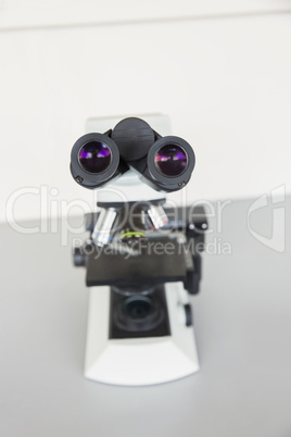 Microscope on a desk