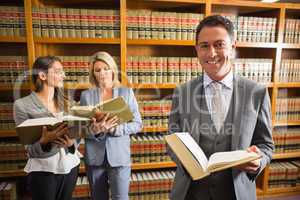 Lawyers in the law library