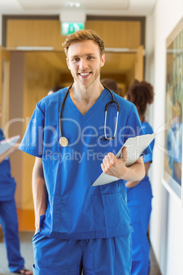 Medical student smiling at the camera