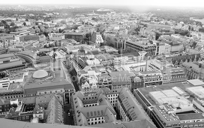 Leipzig aerial view