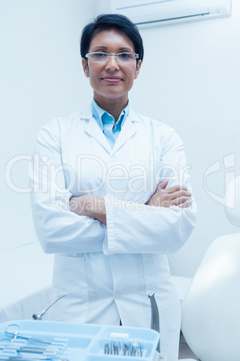 Portrait of confident female dentist Portrait of confident female dentist