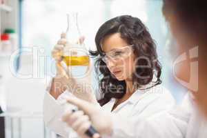 Science students working in the laboratory