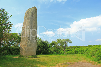 Menhir de Kerloas, Bretagne, Frankreich