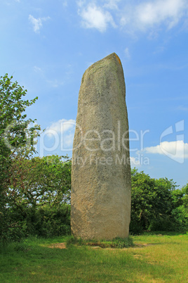 Menhir de Kerloas, Finistère, Bretagne, Frankreich