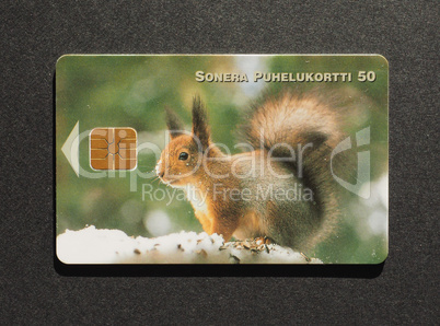 Finnish phone card