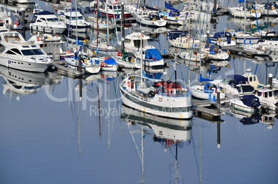 boote und spiegelung