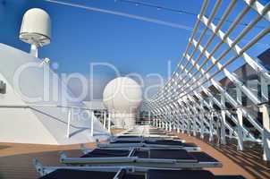 oberes deck am schiff