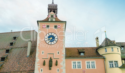 Beautiful medieval architecture of Regensburg, Germany