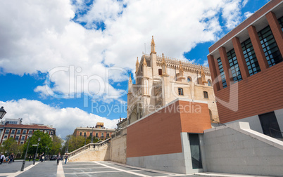 St. Geromimo Royal church on a spring day, Madrid