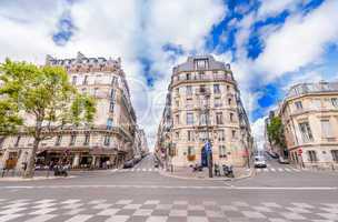 Classic street and buildings of Paris. Avenue Kleber