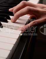 Playing piano