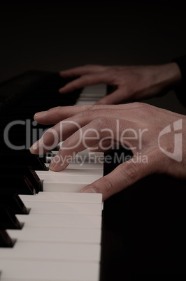 Playing piano