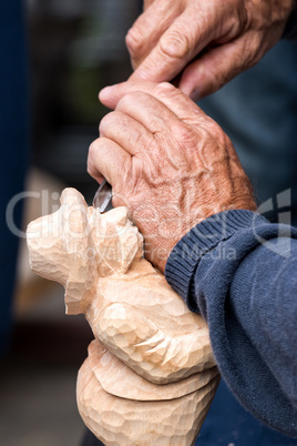 Skilful carver