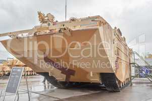 Tracked amphibious carrier PTS-4. Russia