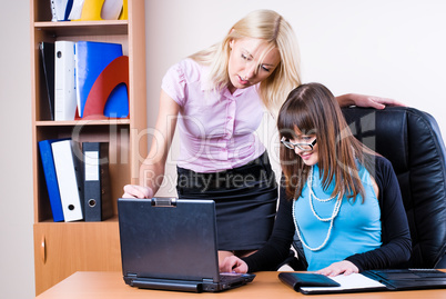 Businesswomen in office