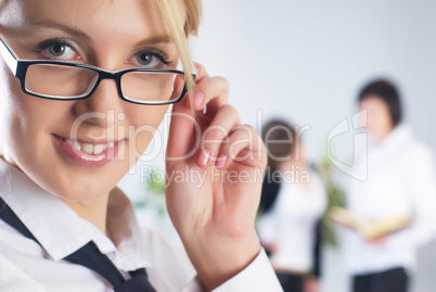 Young business lady