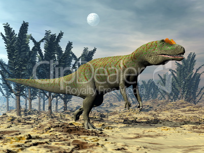 Allosaurus dinosaur - 3D render