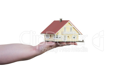 Haus in der Hand