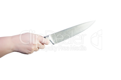 Messer in der Hand