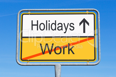 Work and Holidays