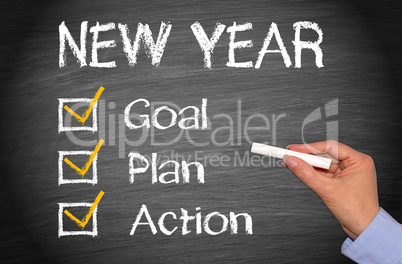 New Year - Goal Plan Action