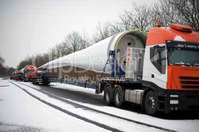 Schwertransport Windkraftanlage