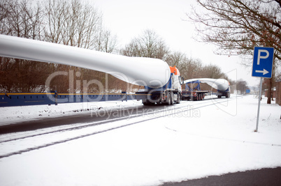 Schwertransport Windkraftanlage